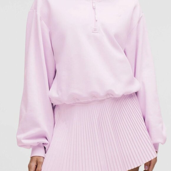 Lululemon Cotton Terry Tennis Half Zip - Picture 2 of 5